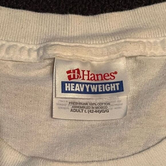 NASCAR Mark Martin #6 Unknown Autographed White Graphic Tee Shirt / Size L - Picture 6 of 6